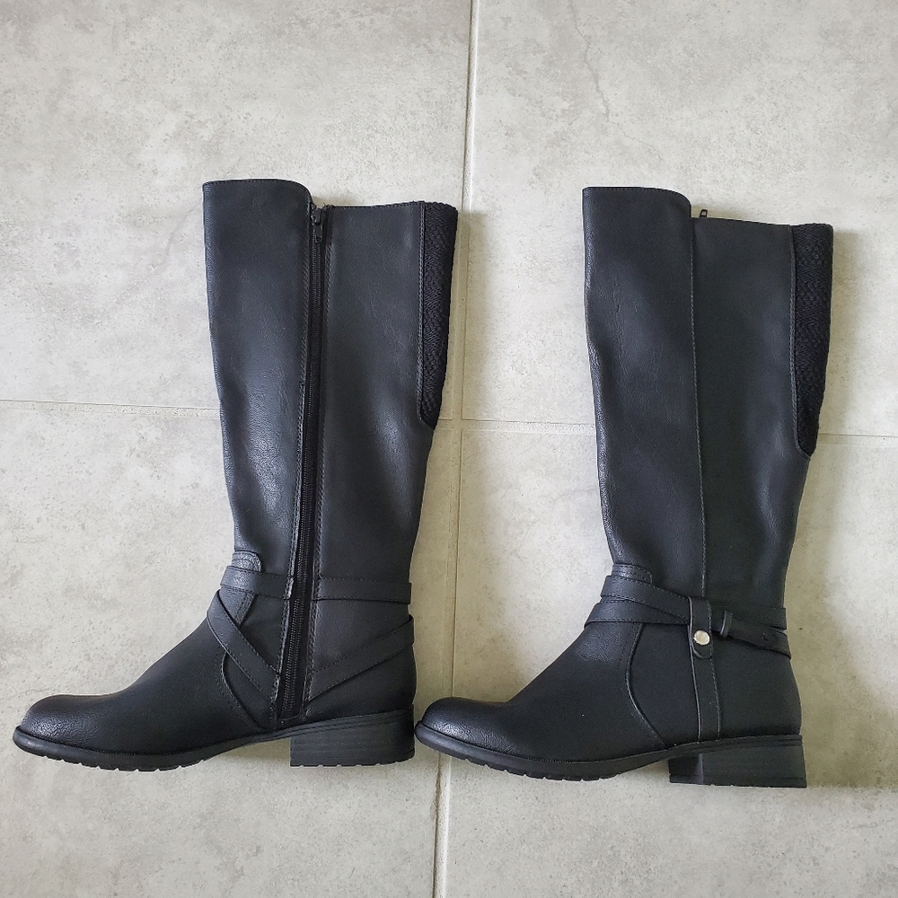 Life Stride xtrovert vegan riding boots NWOB